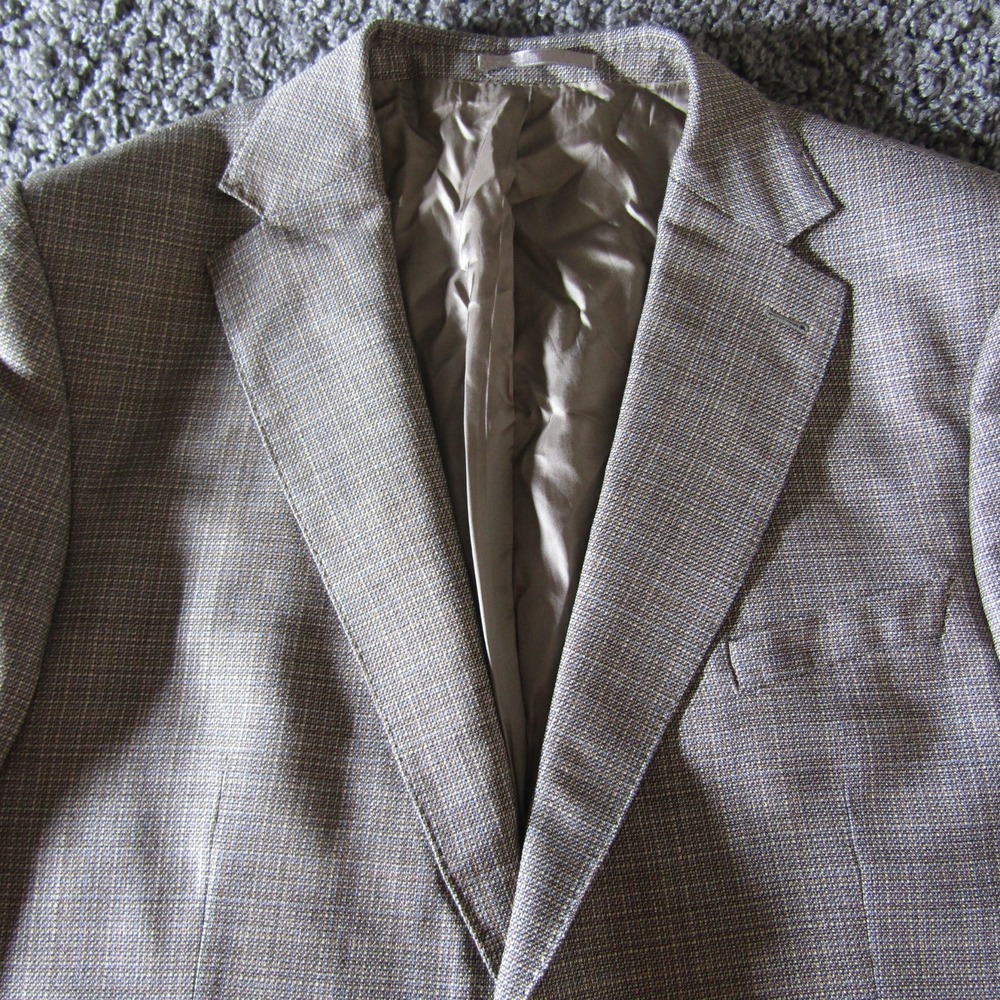 Reda Suit Jacket‎ Mens 46 Berragamo Half Canvas Napoli Tessuto Blazer Sport Coat